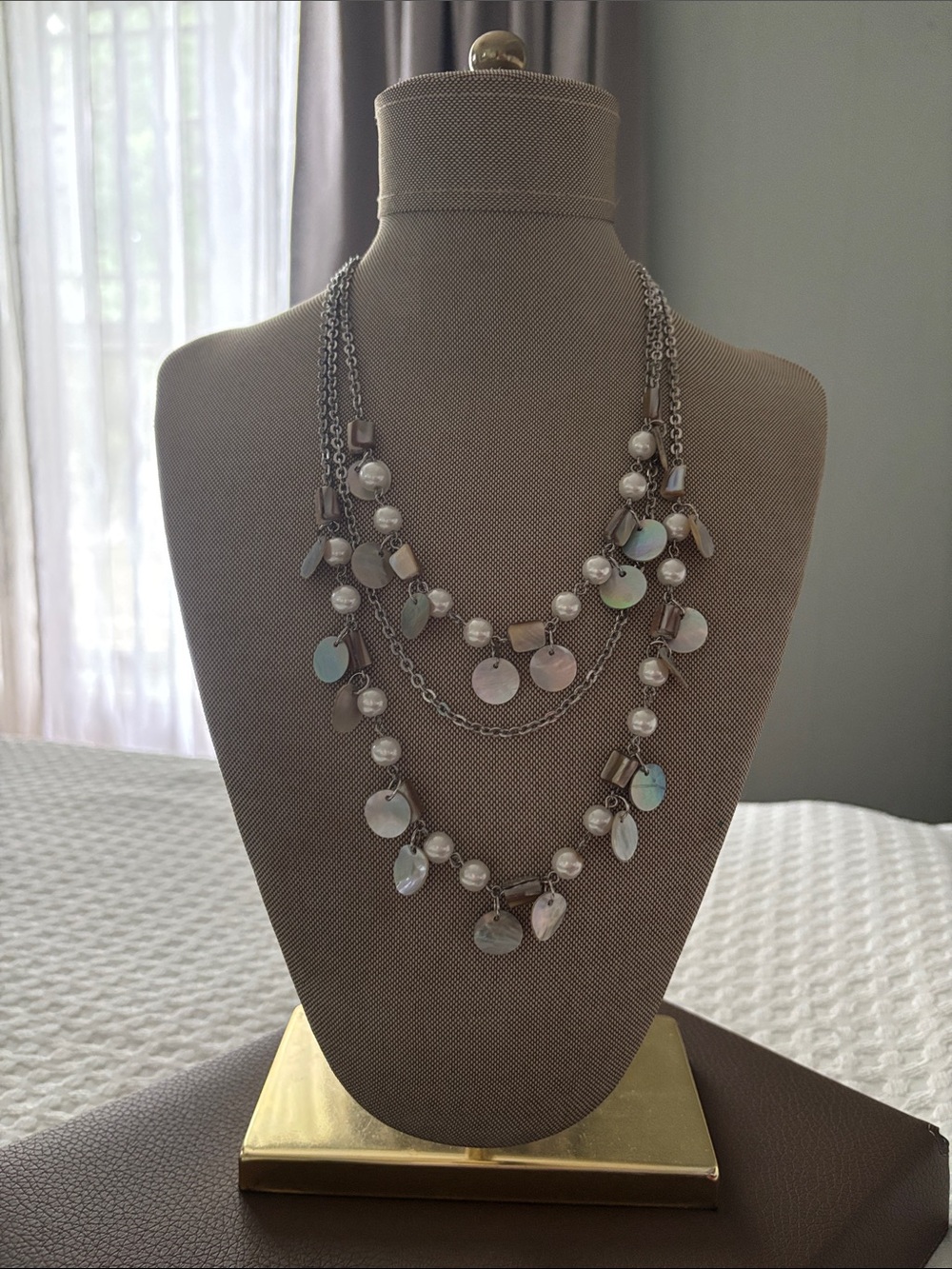 PREMIER DESIGNS COASTAL MULTI STRAND NECKLACE